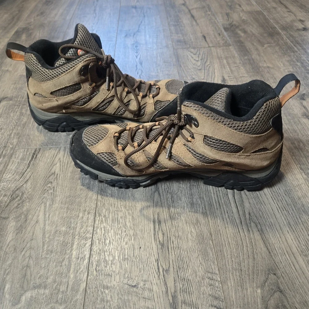 Merrell Moab 3 Mid Waterproof Hiking Trail Suede Boots VBRM Men Size 11.5